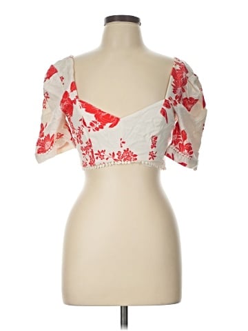 Olivaceous Short Sleeve Blouse (view 1)