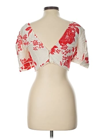 Olivaceous Short Sleeve Blouse (view 2)