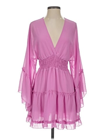 Lavender Brown Cocktail Dress (view 1)