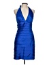 BCBGMAXAZRIA 100% Polyester Blue Cocktail Dress Size 10 - photo 1