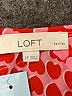 Ann Taylor LOFT 100% Polyester Red 3/4 Sleeve Blouse Size Lg Petite - photo 7