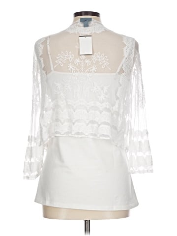 Rabbit Rabbit Rabbit Designs 3/4 Sleeve Blouse (view 2)