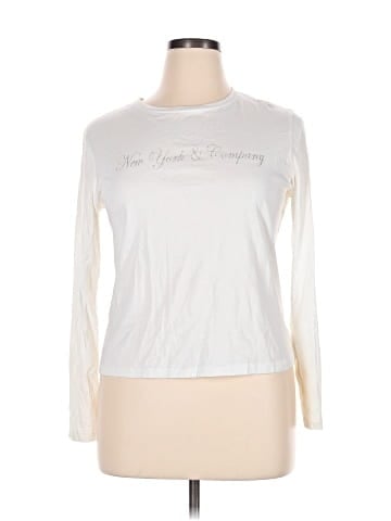 New York & Company Long Sleeve T-Shirt (view 1)