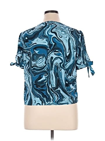 MICHAEL Michael Kors Short Sleeve Blouse (view 2)