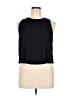 ASOS 100% Polyester Black Sleeveless Top Size 14 - photo 1