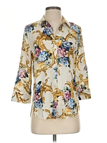 L'Agence 3/4 Sleeve Blouse (view 1)