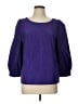 Talbots 100% Polyester Purple 3/4 Sleeve Blouse Size L - photo 1