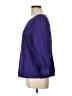 Talbots 100% Polyester Purple 3/4 Sleeve Blouse Size L - photo 5