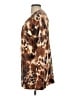 Worthington 100% Polyester Animal Print Brown Cardigan Size S - photo 5