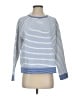 T by Talbots Stripes Blue Pullover Sweater Size S - photo 1
