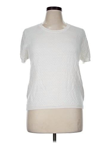 August Silk Pullover Sweater (view 1)