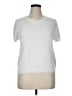 August Silk White Pullover Sweater Size XL - photo 1