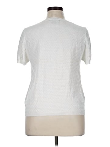 August Silk Pullover Sweater (view 2)