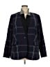 Lane Bryant Plaid Blue Blazer Size 20 (4) - photo 1
