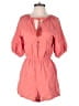 Knox Rose Solid Pink Romper Size XS - photo 1