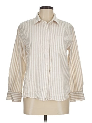 Banana Republic Factory Store Long Sleeve Button-Down Shirt (view 1)