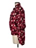 CAbi 100% Polyester Hearts Burgundy Long Sleeve Blouse Size M - photo 5