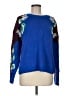 CAbi Floral Blue Pullover Sweater Size M - photo 1