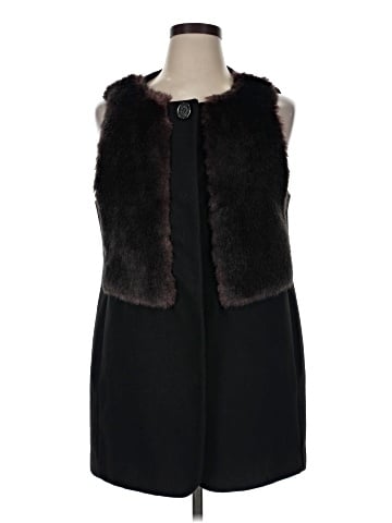 Tahari Faux Fur Vest (view 1)