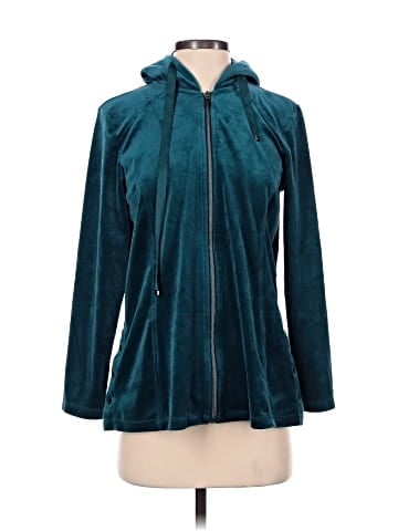 Zenergy by Chico's Zip Up Hoodie (view 1)
