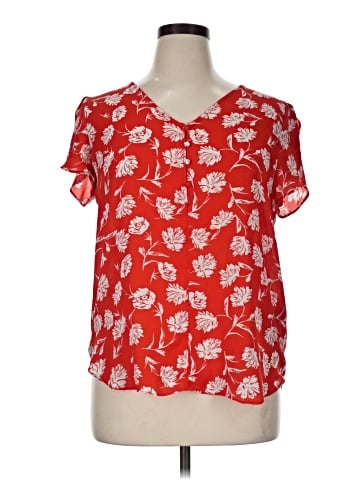 PREMISE Short Sleeve Blouse (view 1)