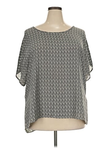 Alfani Short Sleeve Blouse (view 1)