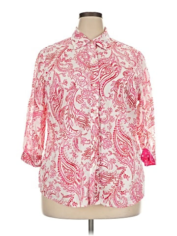 Jones New York Signature 3/4 Sleeve Blouse (view 1)