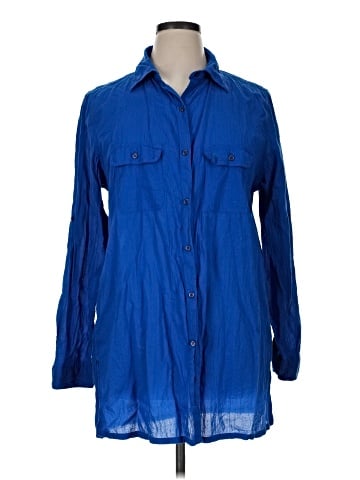 Lauren by Ralph Lauren Long Sleeve Button-Down Shirt (view 1)