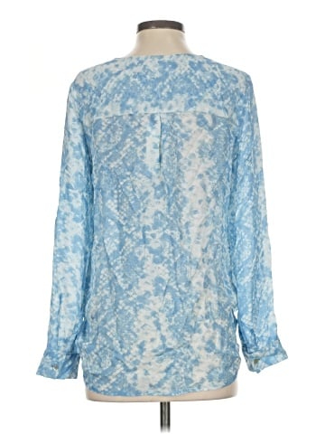 L'Agence Long Sleeve Silk Top (view 2)