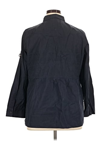 Akris Punto 3/4 Sleeve Button-Down Shirt (view 2)