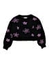 Sonoma Goods for Life 100% Polyester Floral Purple Pullover Sweater Size 8 - photo 1
