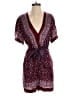 Sandro 100% Viscose Paisley Burgundy Romper Size EU (FR) 40 / US 8 - photo 1