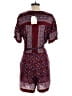 Sandro 100% Viscose Paisley Burgundy Romper Size EU (FR) 40 / US 8 - photo 2