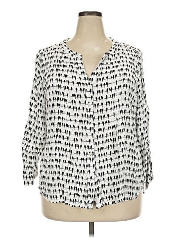 Jane and Delancey 3/4 Sleeve Blouse (view 1)
