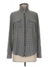 MICHAEL Michael Kors 100% Polyester Houndstooth Gray Long Sleeve Blouse Size M - photo 1
