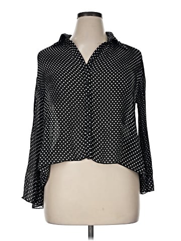 Petite Sophisticate Long Sleeve Blouse (view 1)