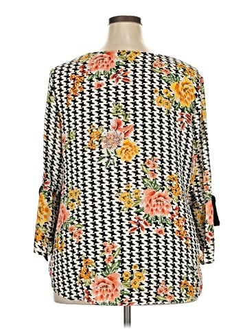 Tacera 3/4 Sleeve Blouse (view 2)