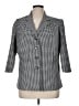 Sweet Suits 100% Polyester Houndstooth Gray Blazer Size 16 - photo 1