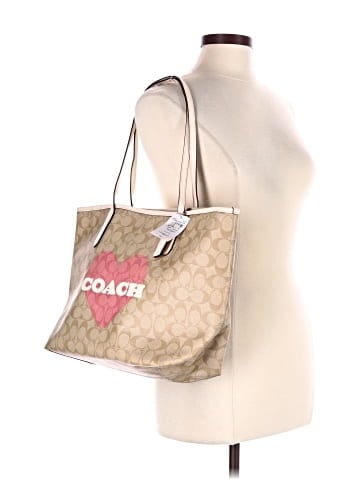 Coach Leather Tote (view 2)