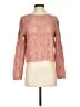 Adrianna Papell Pink Pullover Sweater Size S - photo 1