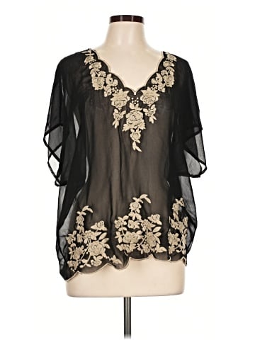 Flying Tomato 3/4 Sleeve Blouse (view 1)