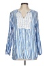 Ruby Rd. 100% Rayon Blue 3/4 Sleeve Blouse Size L - photo 1
