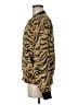 Scotch & Soda 100% Polyester Animal Print Gold Track Jacket Size Med (2) - photo 5