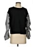 Aqua 100% Cotton Stars Black Pullover Sweater Size S - photo 1