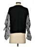 Aqua 100% Cotton Stars Black Pullover Sweater Size S - photo 2