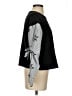 Aqua 100% Cotton Stars Black Pullover Sweater Size S - photo 4