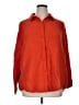 Old Navy Orange 3/4 Sleeve Button-Down Shirt Size XL - photo 1