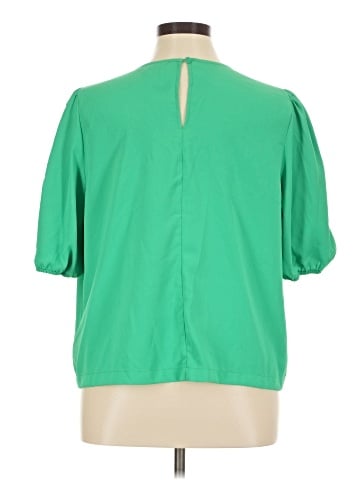 Marled by Reunited Short Sleeve Blouse (view 2)