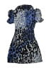 Rare Editions Animal Print Blue Dress Size 10 - photo 2