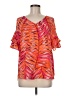 Apt. 9 100% Polyester Orange Short Sleeve Blouse Size M - photo 1